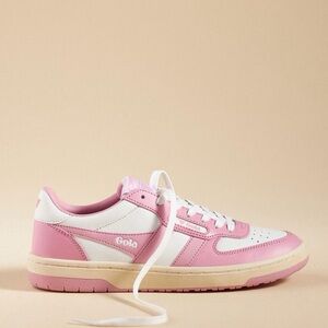 Gola Women's Pink and White Casual Sneakers